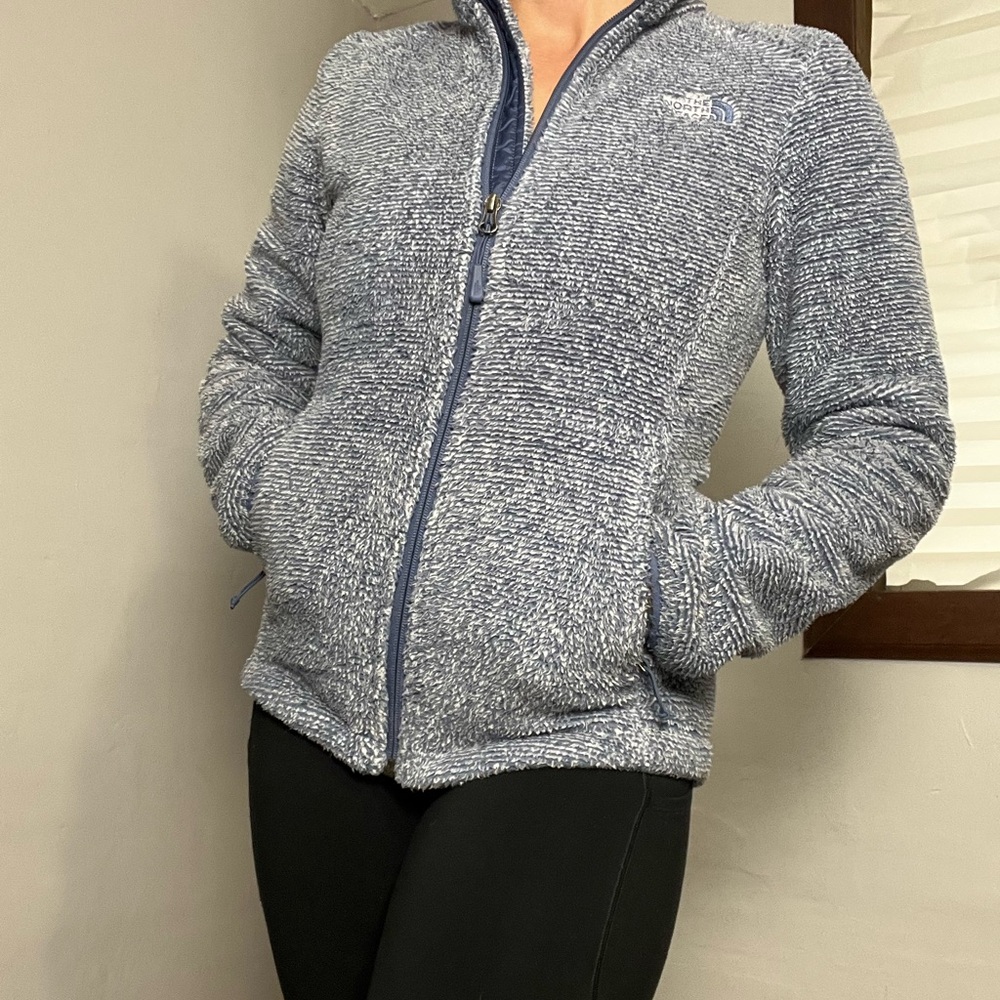 The North Face Women's Light Blue Teddy Jacket